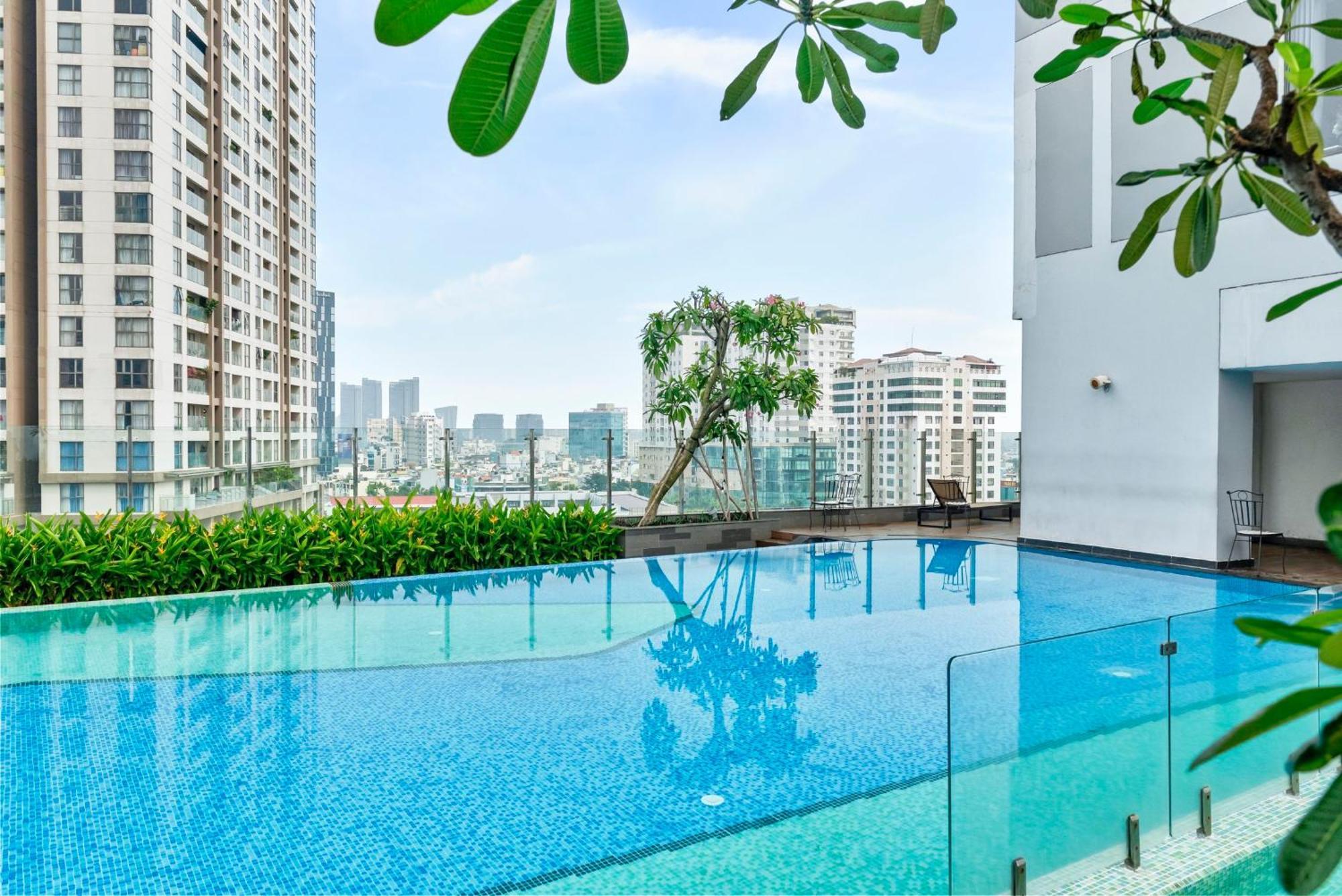 Saigon Apartments - Free City Walk Experience, Amazing Infinity Pool & Free 4G Sim Card For 3 Nights Ho Şi Min Dış mekan fotoğraf